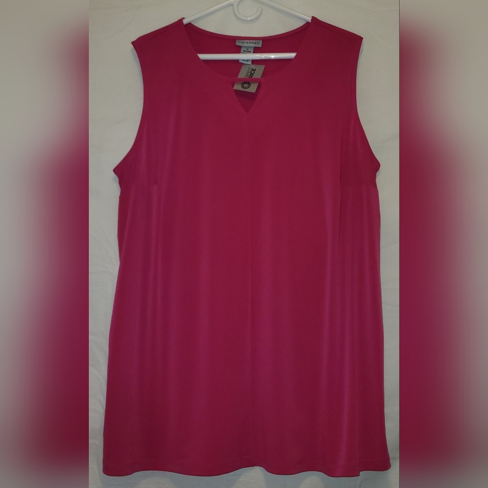 Catherine's sleeveless blouse